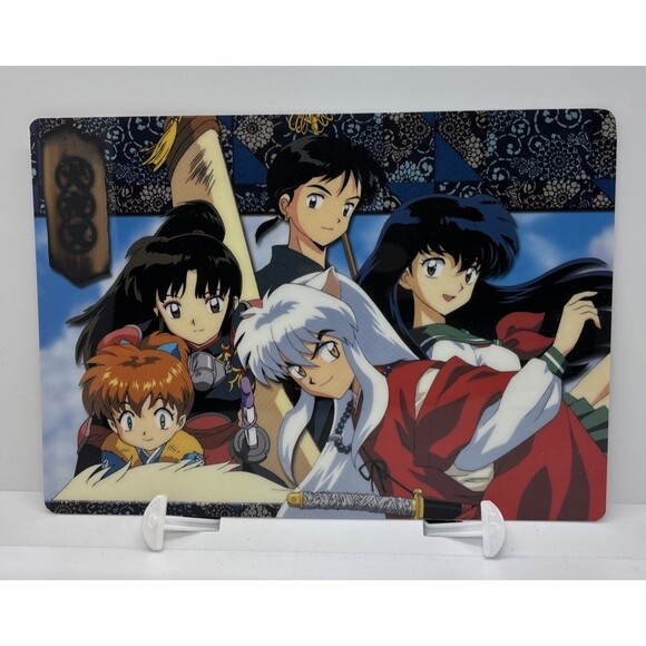 Vintage Inu Yasha Pencil Board Shitajiki Anime Japan 7x10 - Picture 1 of 3